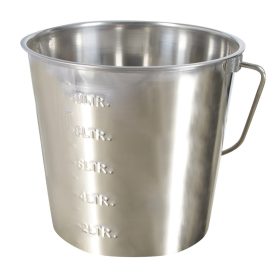   Găleată din oțel inoxidabil – capacitate:  12,3 liter - gradat