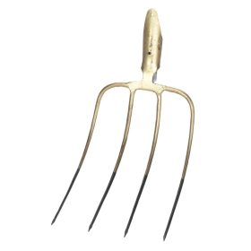   Furcă pentru gunoi de grajd – aurie, 4 dinți, 31 × 23 cm 